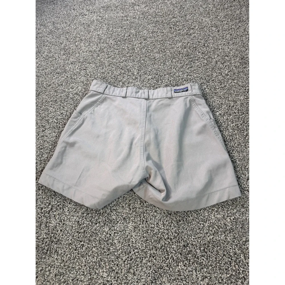 Vintage Patagonia Stand Up Shorts Mens 32 Gray Canvas Made in USA